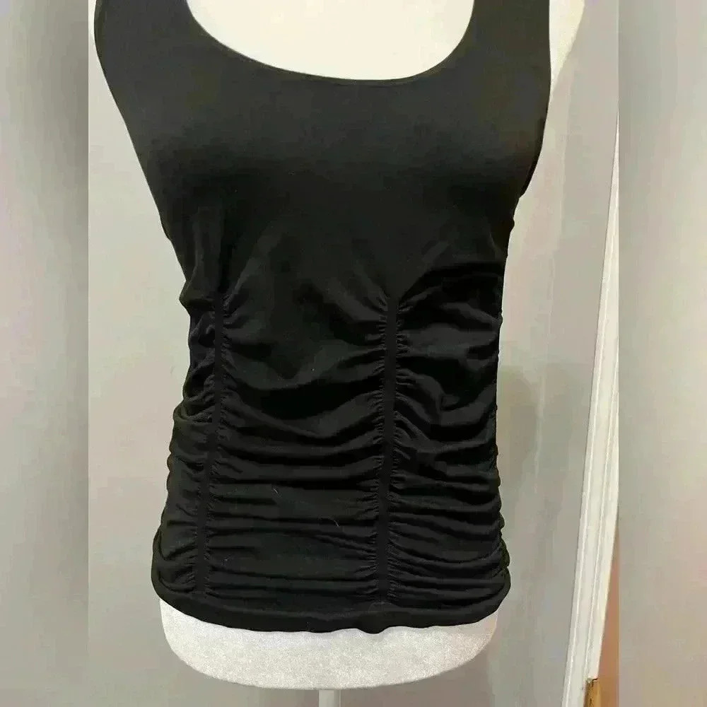Soft Surroundings Black Tank Top Size Medium/Large - Picture 2 of 5